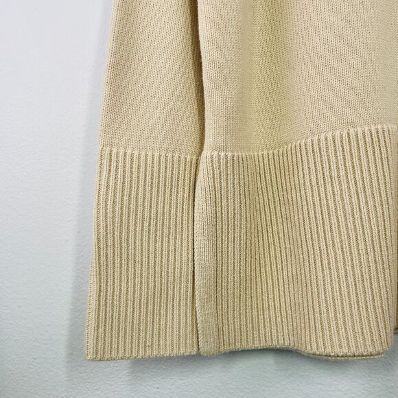 Creamy Gap Sweater 100% Cotton Knit Gap Sweater Medium Women's Gap Minimalist - Picture 3 of 13